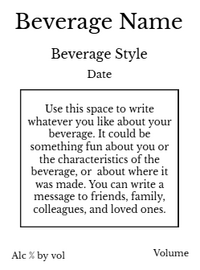 Back label - Add Photo Box Green