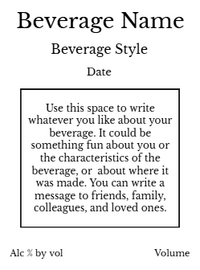 Back label - Add Photo Green