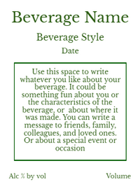 Back label - Apple Crate White