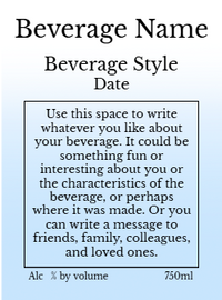 Back label - Autumn View Horizontal