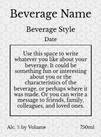 Back label - Bullseye