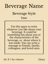 Back label - Butterfly Dance Tall