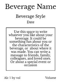 Back label - Calendar Girl White