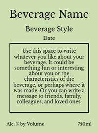 Back label - Cherries Tall