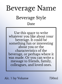 Back label - Daises White