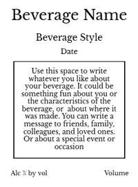 Back label - Explosion