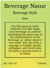 Back label - Flapper