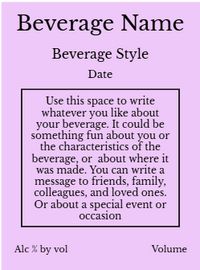 Back label - Flourish