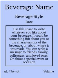 Back label - Freebird Blue Horizontal