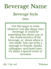 Back label - Fruit Crate White