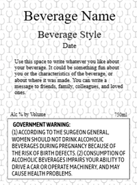 Back label - Gold Seal Green