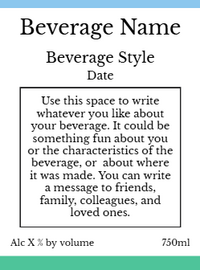 Back label - Island Life Tall