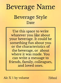 Back label - Koi Orange