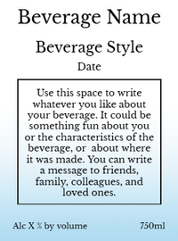 Back label - Lighthouse