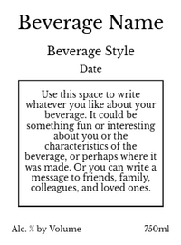 Back label - Simple Life Tall