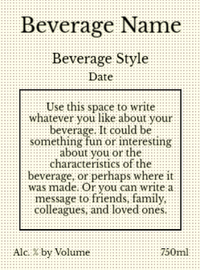 Back label - Smith St. White Round