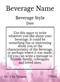 Back label - Splashies