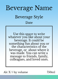 Back label - Summer Breeze Tall