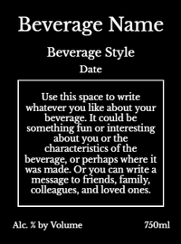 Back label - Tapestry Blue