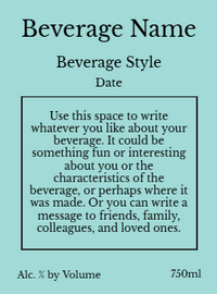 Back label - Vintage Stripes