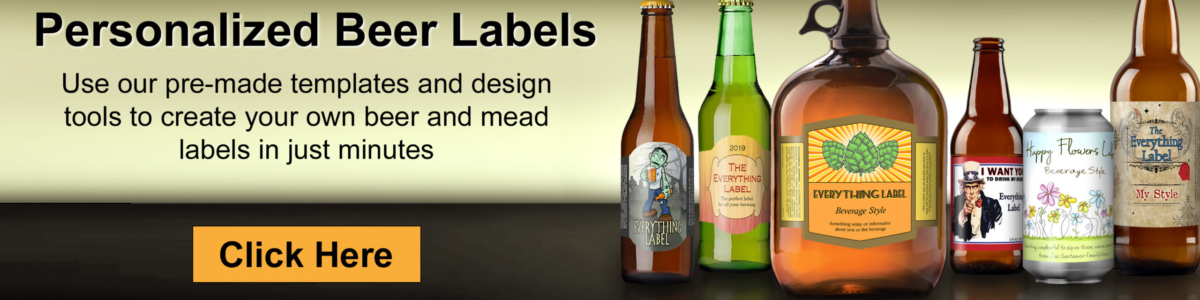 Beers bottles with beautiful labels and text Use our pre-made templates and design tools to create your custom beer and mead labels in just minutes